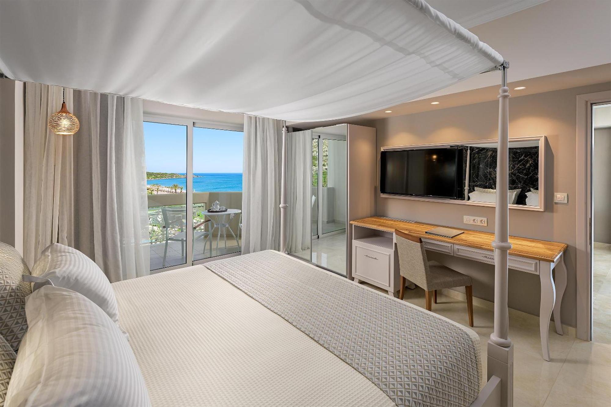 罗德斯帕拉蒂姆休闲及健康酒店 Kallithéa 外观 照片 Deluxe Seafront Room